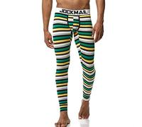 JOCKMAIL Herren Thermounterhose Lang Thermo Unterhosen Herren Baumwolle Leggings mit U-Beutel für Herbst Winter (DE/NL/SE/PL, Alphanumerisch, M, Regular, Regular, 1106 Gelb)