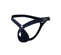 JOCKMAIL Herren Unterwäsche Tanga G-String Athletic Supporter Super Stretches Herren Tanga Herren Sport Unterwäsche (as3, Alpha, one_Size, Regular, Regular, schwarz)