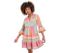 Joe Browns Damen Boho Jacquard Flared Sleeve Tunic Mini Dress Kleid, Rose, 42