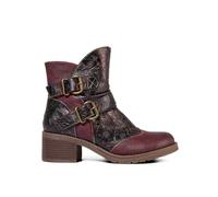 Joe Browns Damen Metalic Swirl Pattern Ankle Boots Stiefelette, violett, 38 EU