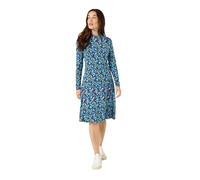 Joe Browns Damen Printed High-Neck Jersey Mini Dress Kleid, blau, 42