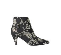 Joe Browns Damen Wrap Front Floral Jacquard Boots with Jewel Button Trim Stiefelette, Goldfarben/Schwarz, 41 EU