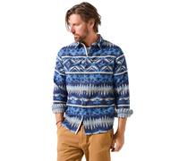 Joe Browns Herren Aztec Pattern Classic Collar Shirt Hemd, blau, S