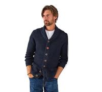 Joe Browns Herren Aztec Trim & Washed Look Shawl Neck Cardigan Strickjacke, Navy, XL