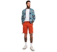 Joe Browns Herren Bequeme Cargo-Shorts mit Mehreren Taschen, Knielang, mit Gürtel Cargos, Sunset, 38W