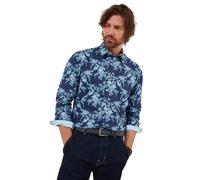 Joe Browns Herren Bird Print Long Sleeve Shirt Hemd, Navy, L