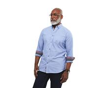 Joe Browns Herren Button-Down-Oxford Hemd, blau, XXL