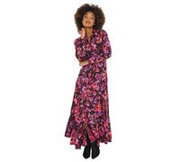 Joe Browns Maxikleid mit Boho-Schaldruck, rot, 44