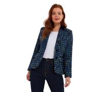 Joe Browns Strukturierte Coord-Jacke aus Tweed für Damen, blau, 34