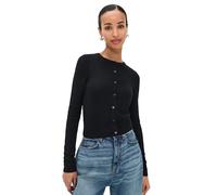 Joe's The Dani Damen Strickjacke mit Knopfleiste und langen Ärmeln, Schwarz, Mittel