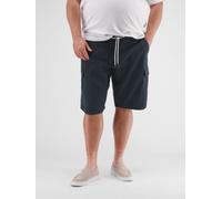 Jogg-Bermudas LERROS "Cargo-Jog-Bermuda in Übergrößen", Herren, Gr. 46, blau (classic navy), 55% Lyocell, 44% Baumwolle, 1% Elasthan, Hosen Jogg-Bermudas (32239827-46)