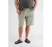 Jogg-Bermudas LERROS "Cargo-Jog-Bermuda in Übergrößen", Herren, Gr. 46, tinted grau, 55% Lyocell, 44% Baumwolle, 1% Elasthan, Hosen Jogg-Bermudas (19378940-46)