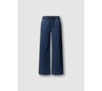 Jogg Pants PEPE JEANS "LOOSE JOGGER EVA", Damen, Gr. 28, Länge 30, mid blau, Denim/Jeans, Obermaterial: 58% Baumwolle, 29% Modal, 11% Polyester, 2% Elasthan, loose fit lang, Jeans, Mid Waist, Straight