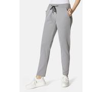 Jogg Pants STOOKER WOMEN "Berlin Print Easy Fit Jeans", Damen, Gr. 38, Länge 29, grau (grau minimal), Stoff, 73% Polyester, 25% Baumwolle, 2% Elasthan, gerade, unten schmal lang, Jeans, Tapered Fit Ca
