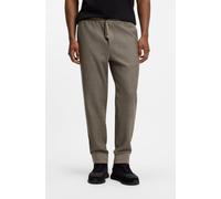 Jogger Pants BOSS GREEN "JT Transit Long", Herren, Gr. S, N-Gr, light, pastel braun238, Materialmix, Obermaterial: 100% Polyester, unifarben, regular fit lang, Hosen, Reguläre Passform mit elastischem