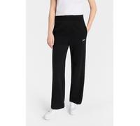 Jogger Pants BOSS ORANGE "Endless Premium Damenmode", Damen, Gr. M (38), N-Gr, schwarz 001, Sweatware, Obermaterial: 100% Baumwolle, unifarben, gerade lang, Hosen, mit geripptem Bund, gerade geschnitt