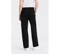 Jogger Pants BOSS ORANGE "Endless Premium Damenmode", Damen, Gr. XL (42), N-Gr, schwarz (schwarz 001), Sweatware, Obermaterial: 100% Baumwolle, unifarben, gerade lang, Hosen, mit geripptem Bund, gerad