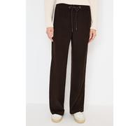 Jogger Pants CECIL, Damen, Gr. XXL, Länge 30, tartufo braun, Stoff, 97% Polyester, 3% Elasthan, unifarben, loose fit lang, Hosen, High Waist (84796465-XXL) tartufo braun