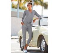 Jogger Pants grau-schwarz-kariert 42