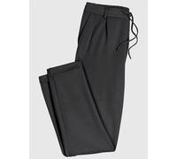 Jogger Pants INSPIRATIONEN, Damen, Gr. 36, Normalgrößen, schwarz, 58% Viskose, 36% Polyamid, 6% Elasthan, unifarben, Hosen (17500226-36) schwarz