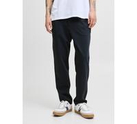 Jogger Pants JACK & JONES "JPSTACE NEO JOGGER PANTS NOOS", Herren, Gr. XS, N-Gr, blau (schwarz navy), Web, Obermaterial: 72% Baumwolle, 23% Polyester, 5% Elasthan, unifarben, regular fit knöchellang,