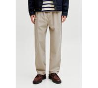Jogger Pants JACK & JONES "JPSTKARL LAWRENCE ARC JOGGER SN", Herren, Gr. XXL, N-Gr, beige (crockery), Web, Obermaterial: 100% Baumwolle, unifarben, lang, Hosen (65608759-XXL) crockery