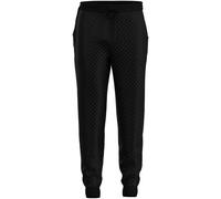 Jogger Pants JOOP "Leisure", Herren, Gr. XL, N-Gr, schwarz, Obermaterial: 95% Baumwolle, 4% Elasthan, 1% sonstige Fasern, unifarben, bequem lang, Hosen, mit Cornflower-Allovermuster (26074520-XL) schw