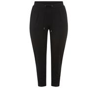 Jogger Pants LAURA SCOTT CURVE, Damen, Gr. 54, N-Gr, schwarz, Milano Rib, Obermaterial: 65% Viskose, 30% Polyester, 5% Elasthan, Basic, figurumspielend knöchellang, Hosen, im sportiven Look aus formst