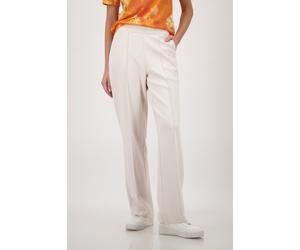 Jogger Pants MONARI "Basic Lurex", Damen, Gr. 38, N-Gr, beige, Web, Obermaterial: 55% Polyester, 38% Viskose, 7% Elasthan. Bündchen: 80% Polyester, 20% Elasthan, unifarben, straight fit lang, Hosen, e