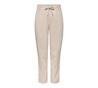 Jogger Pants ONLY "ONLPOPTRASH ARIS LIFE PANT WVN NOOS", Damen, Gr. XL (42), Länge 32, beige (pumice stone), Web, Obermaterial: 93% Viskose, 7% Polyester, unifarben, regular fit lang, Hosen (52601250-