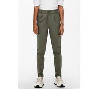 Jogger Pants ONLY "ONLPOPTRASH - Joggerhose mit Tunnelzugbund und Stretch", Damen, Gr. XS (34), Länge 30, braun (bungee cord), Milano Rib, Obermaterial: 63% Viskose (LENZING™ ECOVERO™), 32% Nylon, 5%