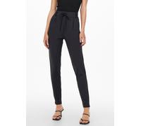 Jogger Pants ONLY "ONLPOPTRASH LIFE EASY COL PANT PNT NOOS", Damen, Gr. XS (34), Länge 34, blau (blau graphite), Milano Rib, Obermaterial: 63% Viskose, 32% Nylon, 5% Elasthan, unifarben, regular fit l