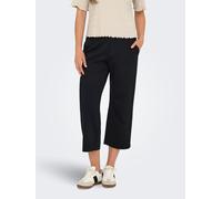 ONLY Damen Onlpoptrash-Suki Life Mw Culotte PNT Hose, Black, XS