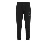 Jogger Pants PHILIPP PLEIN "Jogginghose", Herren, Gr. XL, US-Größen, 02, schwarz, Stoff: 89% Baumwolle, 11% Polyester, Hosen (31466449-XL) 02, schwarz