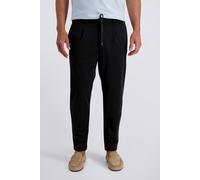 Jogger Pants PIERRE CARDIN "PC-Crozon Jogg Pants", Herren, Gr. 42, Länge 36, schwarz, Web, Obermaterial: 52% Polyester, 21% Polyamid, 17% Viskose, 10% Elasthan, bequem lang, Hosen, im Chinohosen- Styl