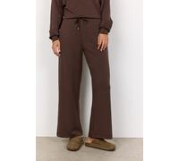 Jogger Pants SOYACONCEPT "SC-BANU 33", Damen, Gr. M, N-Gr, hot fudge, Sweatware, Obermaterial: 48% Modal, 48% Polyester, 4% Elasthan, unifarben, gerade knöchellang, Hosen, mit geradem Bein (35568228-M