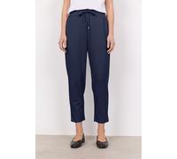 Jogger Pants SOYACONCEPT "SC-SIHAM 2", Damen, Gr. L (4), N-Gr, blau (navy), Web, Obermaterial: 95% Polyester, 5% Elasthan, unifarben, knöchelfrei, Hosen, aus Polyester und Elasthan, elastischer Bund m