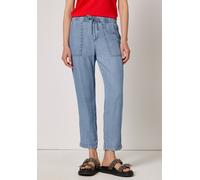 Street One Studio Frauen Slim Leg Jogg Pants im Loose Fit in Blau, Gr: 46