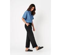 Jogger Pants TONI "Sue Ankle", Damen, Gr. 42K, Kurz, schwarz (schwarz 089), Stoff, Obermaterial: 100% Polyester PES., unifarben, slim fit normal, Hosen, aus leichtem Twill (60953132-42) schwarz 089