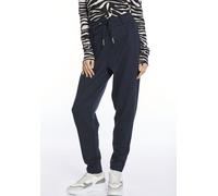 Jogger Pants ZABAIONE "Le44andra", Damen, Gr. M (38), N-Gr, schwarz, Milano Rib, Obermaterial: 63% Viskose, 32% Nylon, 5% Elasthan, unifarben, normal, Hosen Jogger Pants (88587520-M)