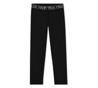 Leggings PHILIPP PLEIN "Jogging-Leggings", Mädchen, Gr. 8, weite Kindergrößen, 02, schwarz, Obermaterial: 95% Baumwolle, 5% Elasthan, Hosen Leggings (14988349-8) 02, schwarz