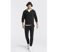 Jogginganzug CHAMPION "Terry Hooded Full Zip Sweatshirt", Herren, Gr. XL, nbk, nbk, olvn, Obermaterial: 55% Baumwolle, 45% Polyester, Sportanzüge Jogginganzug, 2-teiliges Set, mit Kapuze, aus Baumwoll