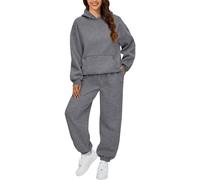 Jogginganzug Damen Trainingsanzug Damen Set Jogginganzug Set Schlafanzug Tracksuit Pyjama Jogging Anzug Schlafanzug Lang Trainingsanzug Activewear Für Hausanzug Zweiteiler Freizeitanzug
