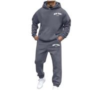 Jogginganzug Herren Trainingsanzug Hausanzug Baggy Jogginghose Baumwolle Jogging Anzug Set Tracksuit Freizeitanzug Sportanzug Sport Sets Hoodie Herrenkleidung Anzüge Streatwear Trainingsanzüge
