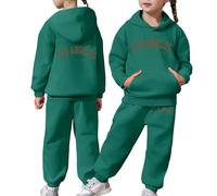 Jogginganzug Kinder Mädchen Schlafanzüge Langarm Lang Hose Pyjama Set Langarm Pyjama Set Bunt Kinder Warm Nachtwäsche Mädchen Langarmshirt Gestreift mit Thermohose