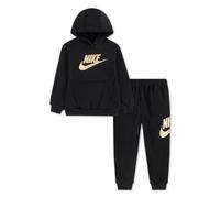 Jogginganzug NIKE SPORTSWEAR "NKN CLUB FLEECE SET", Jungen, Gr. 104 (4), schwarz, metalli, Sweatware, Obermaterial: 60% Baumwolle, 40% Polyester, Sportanzüge Jogginganzug, für Kinder (57991321-104) sc