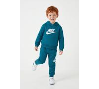Jogginganzug NIKE SPORTSWEAR "NKN CLUB FLEECE SET", Jungen, Gr. 5 (110), bright spruce, Sweatware, Obermaterial: 60% Baumwolle, 40% Polyester, Sportanzüge Jogginganzug, mit Kapuze, aus Fleece (7690060