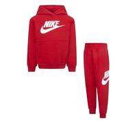 Jogginganzug NIKE SPORTSWEAR "NKN CLUB FLEECE SET", Jungen, Gr. 6 (116), rot (university rot), Sweatware, Obermaterial: 60% Baumwolle, 40% Polyester, unifarben, Sportanzüge Jogginganzug, für Kinder (9