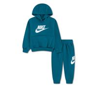 Jogginganzug NIKE SPORTSWEAR "NKN CLUB FLEECE SET", Jungen, Gr. 7, bright spruce, Sweatware, Obermaterial: 60% Baumwolle, 40% Polyester, Sportanzüge Jogginganzug, mit Kapuze, mit elastischem Bund und