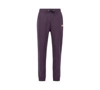 Jogginghose ALPHA INDUSTRIES "Alpha Industries Men - Jogger Basic SL" Gr. L, Normalgrößen, lila (plum) Herren Hosen (54082519-L) plum